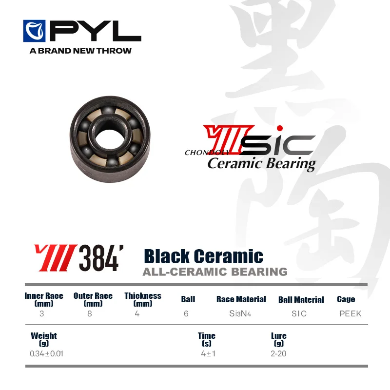 PYL キャストフィッシングリール、オールセラミックブラック - Reel Repair Kit のレビューと価格