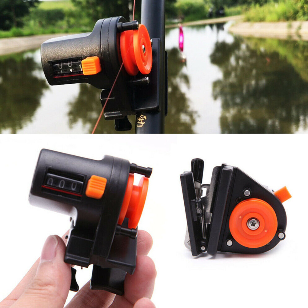 カウンター釣り糸深さ測定ツール釣具長さ測定カウンター0-99 - Baitcasting Reel のレビューと価格